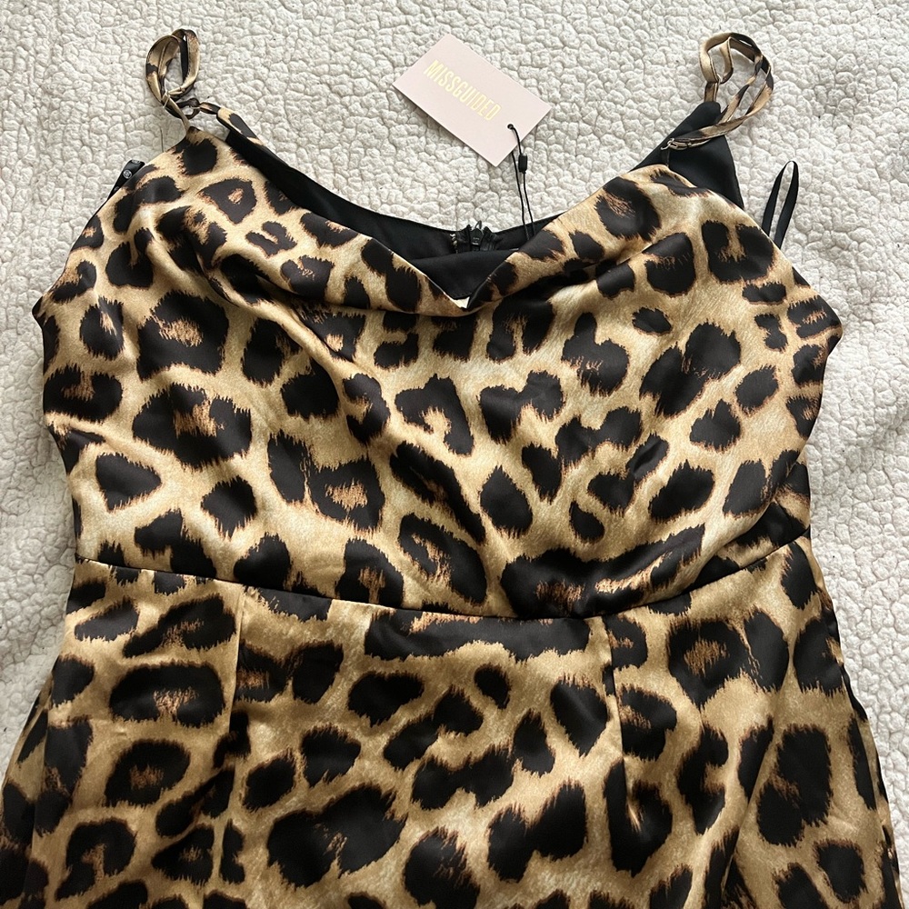 Leopard print dress from misguided
